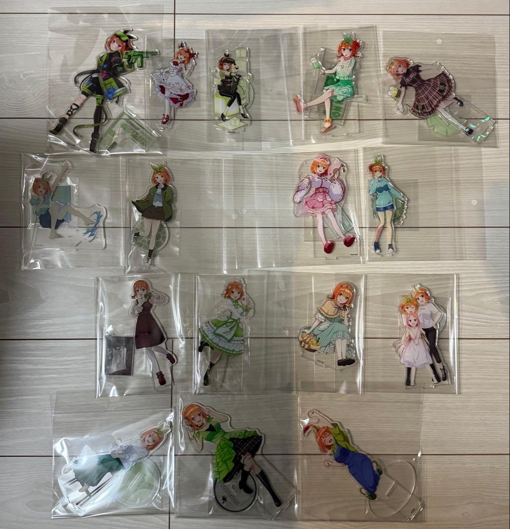 五等分の花嫁　中野四葉グッズ　まとめ売り　アクリルスタンド等