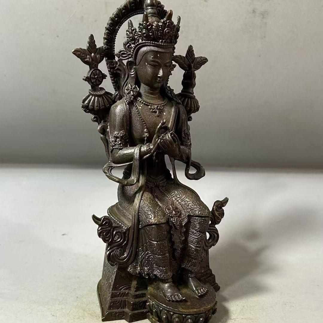 銅細工 仏像 仏堂 工芸品 菩薩 装飾品 工芸品 美術品 置物