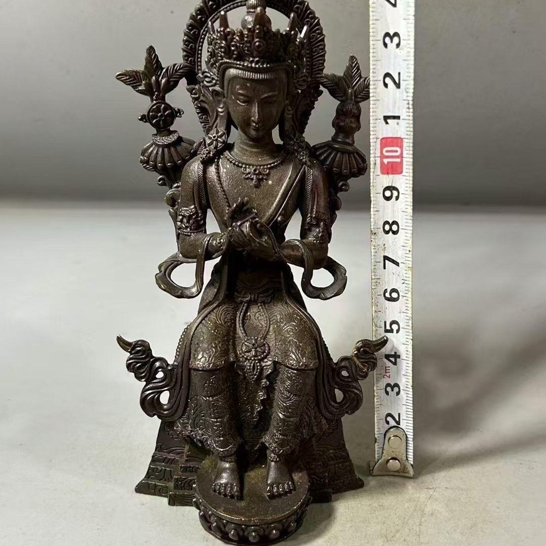 銅細工 仏像 仏堂 工芸品 菩薩 装飾品 工芸品 美術品 置物