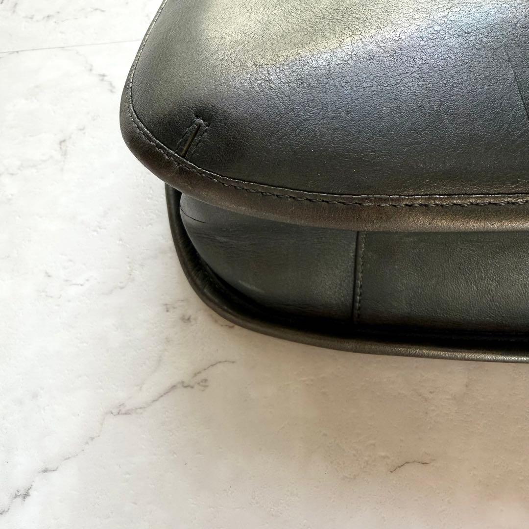 希少色 old coach コーチ ハンドバッグ ショルダーバッグ グリーン