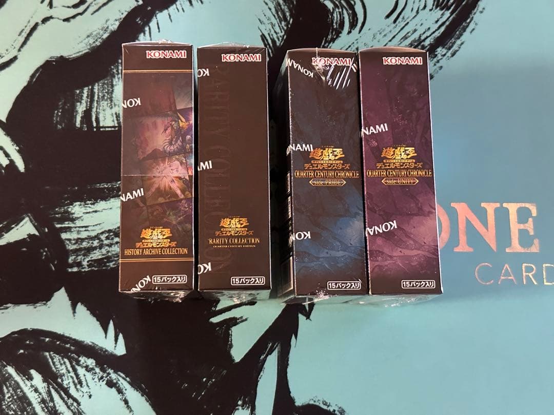 【遊戯王】 新品未開封合計4BOX ヒスコレ、クォーターセンチュリークロニクル