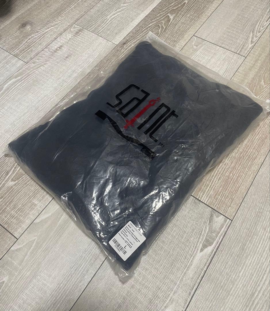 SAINT セントマイケル 25AW ベルベルジン コラボ パーカー 黒 L