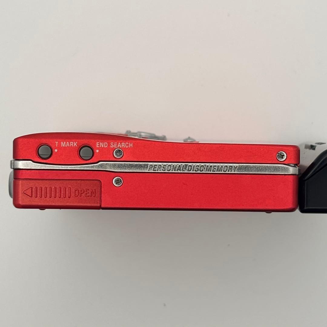 SONY MZ-R909 ソニー MDウォークマン レッド MDレコーダー - メルカリ