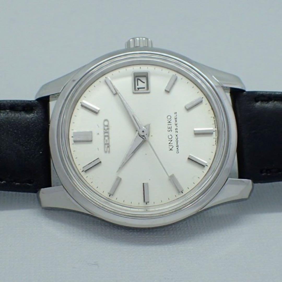 【稼働品OH済】キングセイコー25石メダリオン4402-8000前期型手巻腕時計