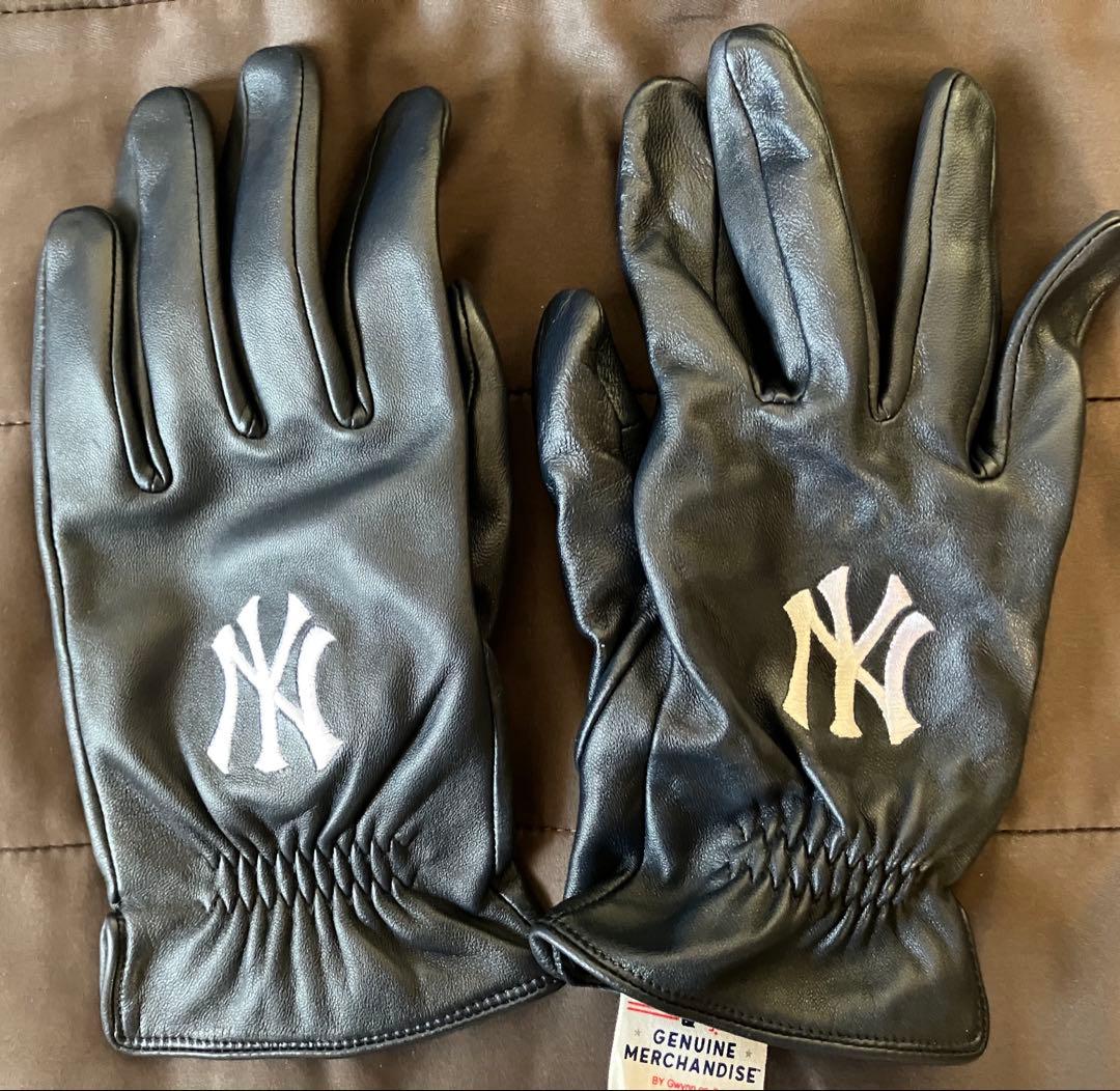 インフィールダーデザイン ヤンキース 本革 手袋 スマホタッチ