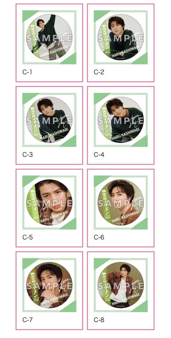 超特急 ハル ViVi 国宝級イケメンオンラインくじ 缶バッジ 柏木悠 超