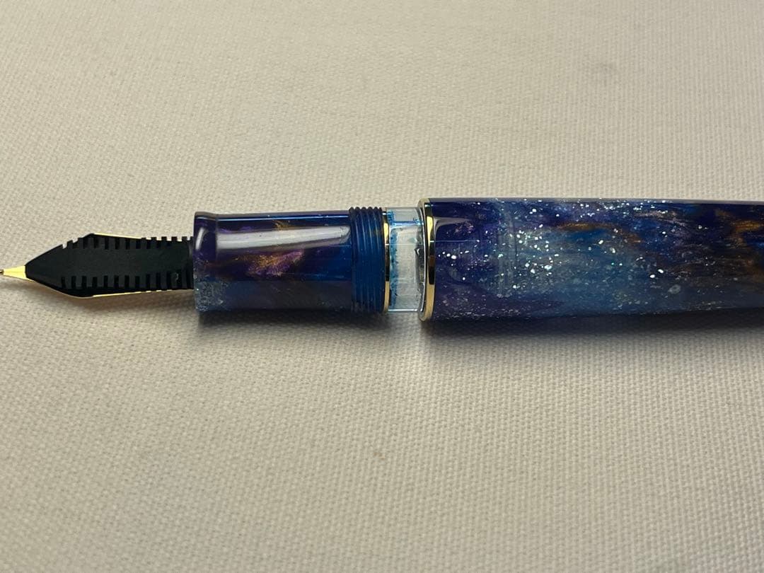 試筆のみ レオナルド万年筆 モーメント ゼロ グランデ 14金ニブ - メルカリ