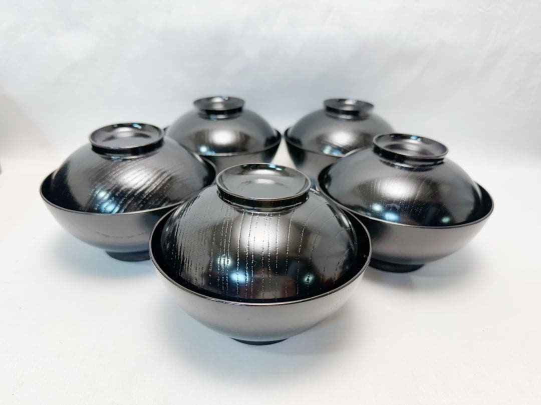 美品 懐石道具 木製 会席膳 四つ椀飯器 盃台煮物椀引盃箸洗 杓子通盆