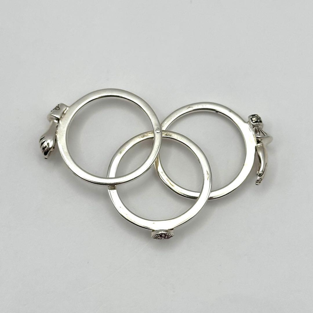 【美品】 FATRAS ファトラ フェデ リング 握手 Ag925 碌山