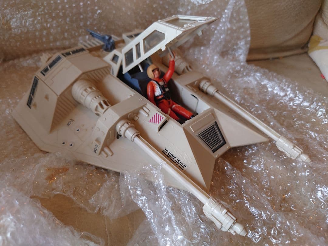 オールドケナー スノースピーダー ルークフィギュア付き 当時物 1980年代