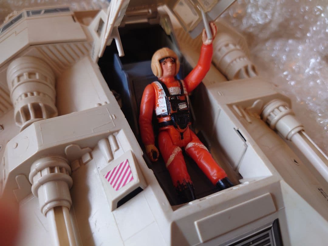 オールドケナー スノースピーダー ルークフィギュア付き 当時物 1980年代