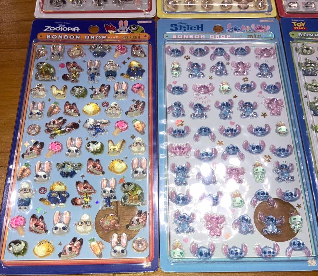 ボンボンドロップシール mini ディズニー 全8種コンプリート