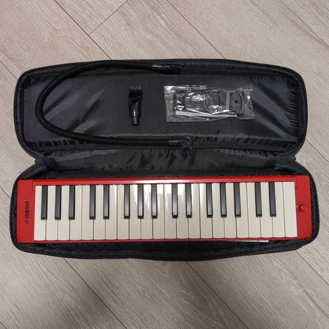 生産完了品 希少 美品【YAMAHA ピアニカ P-37E レッド】 - メルカリ
