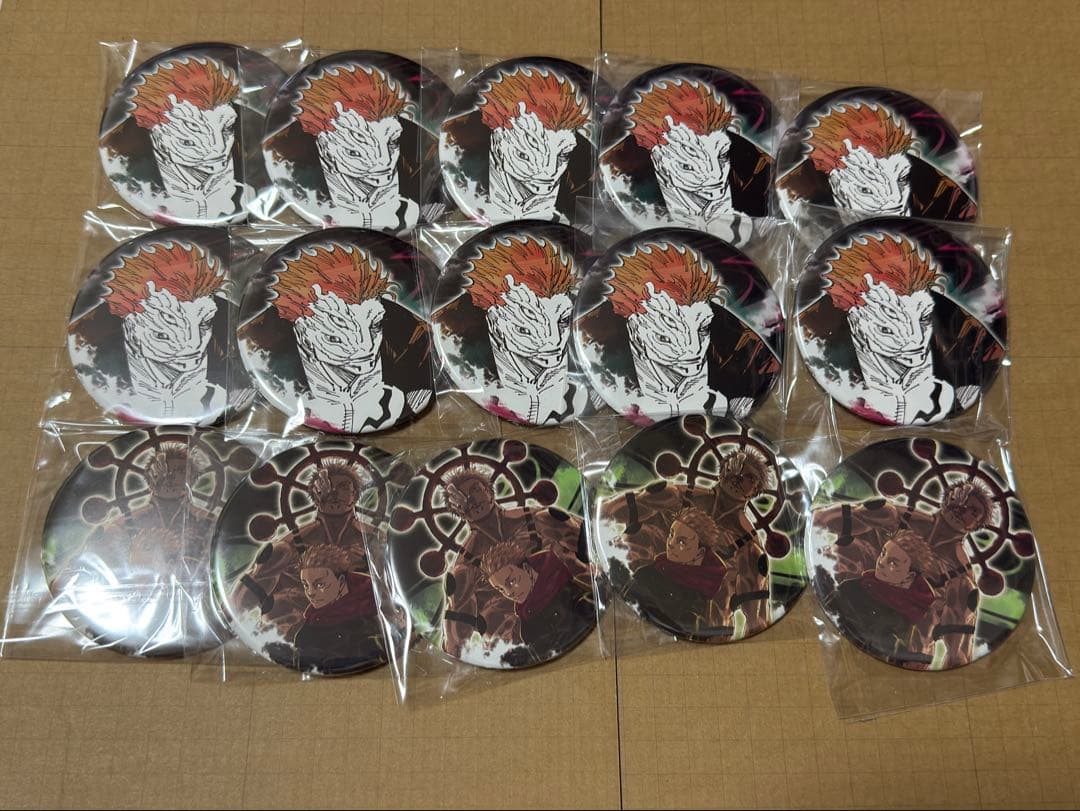 呪術廻戦 呪術廻戦展 両面宿儺 コレクション缶バッジ15個セット