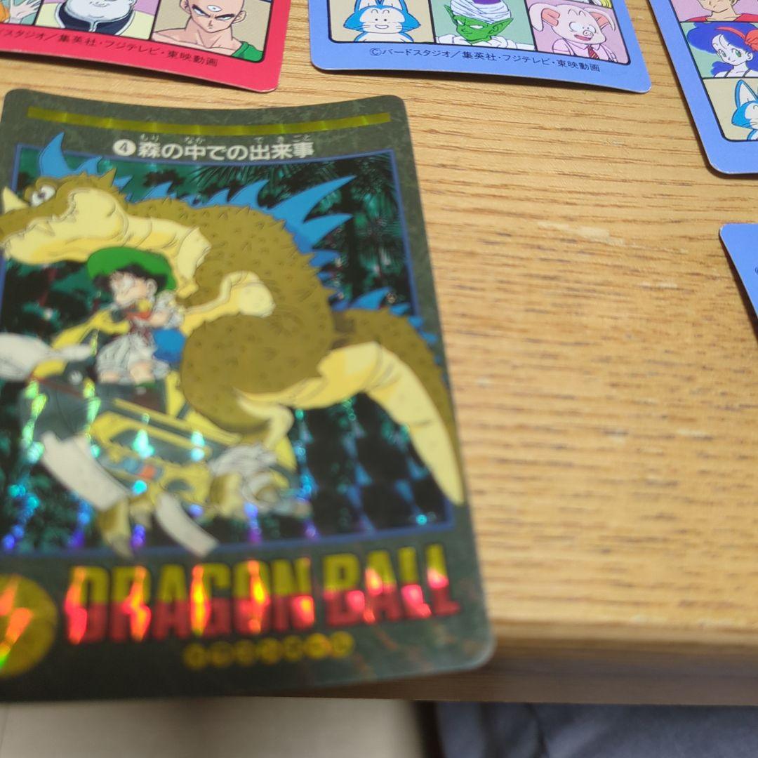 当時物ドラゴンボール ビジュアルアドベンチャーカード19種セット（キラ1枚有り）