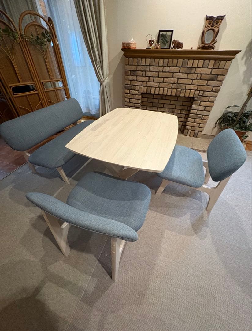 引き取りのみ大幅値下げ石川県☆ニトリ　ダイニングテーブルセット　組立説明書付