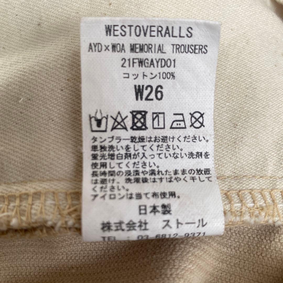 WESTOVERALLS Are You Different メモリアルパンツ
