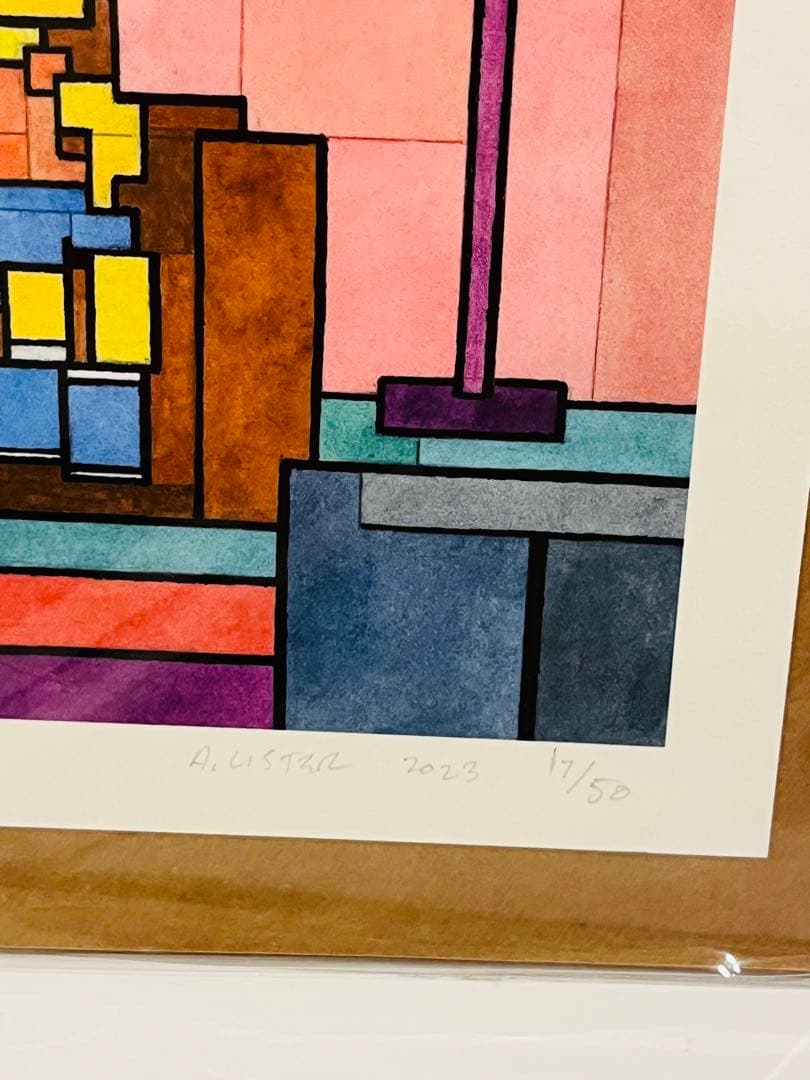 ADAM LISTER アダムリスター シルクスクリーン シンプソンズkaws