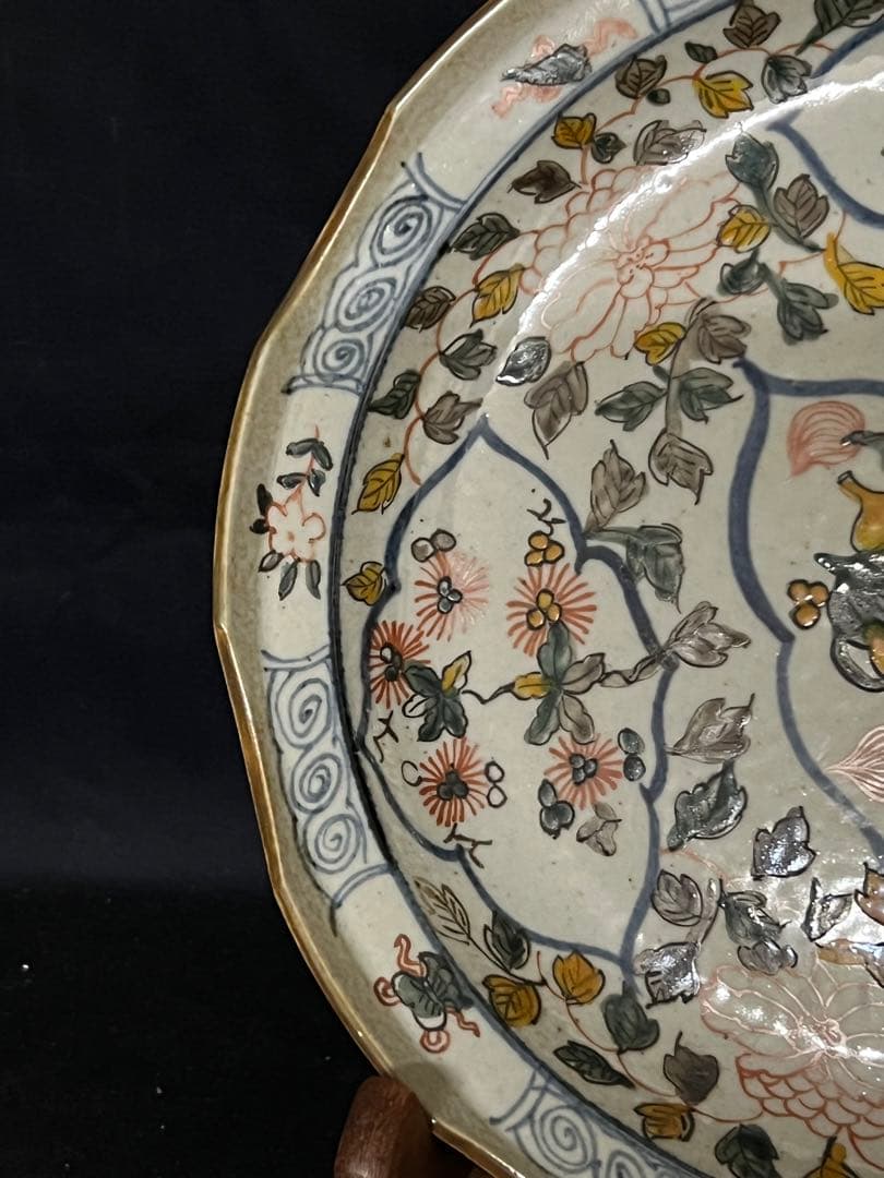 中国古美術 清時代釉裏紅龍文皿【天啟年製】在銘 F55-0