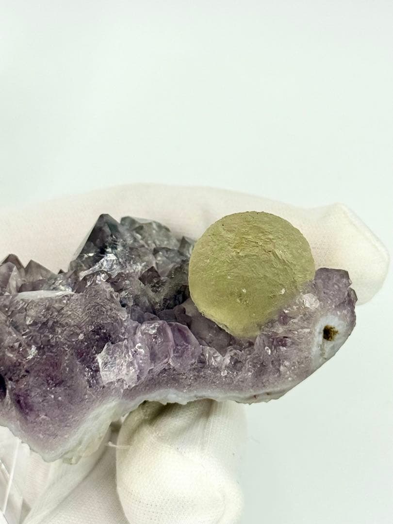 球状フローライト インド産 蛍石 原石標本 鉱物標本 原石 ポンデリング