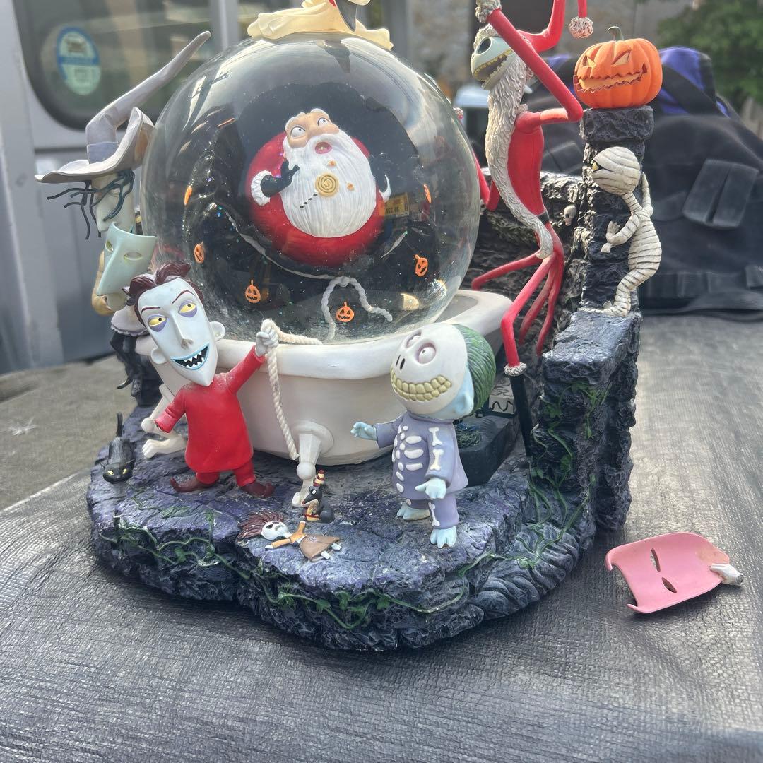 ナイトメアビフォアクリスマス スノーグローブ スノードーム【ジャンク】
