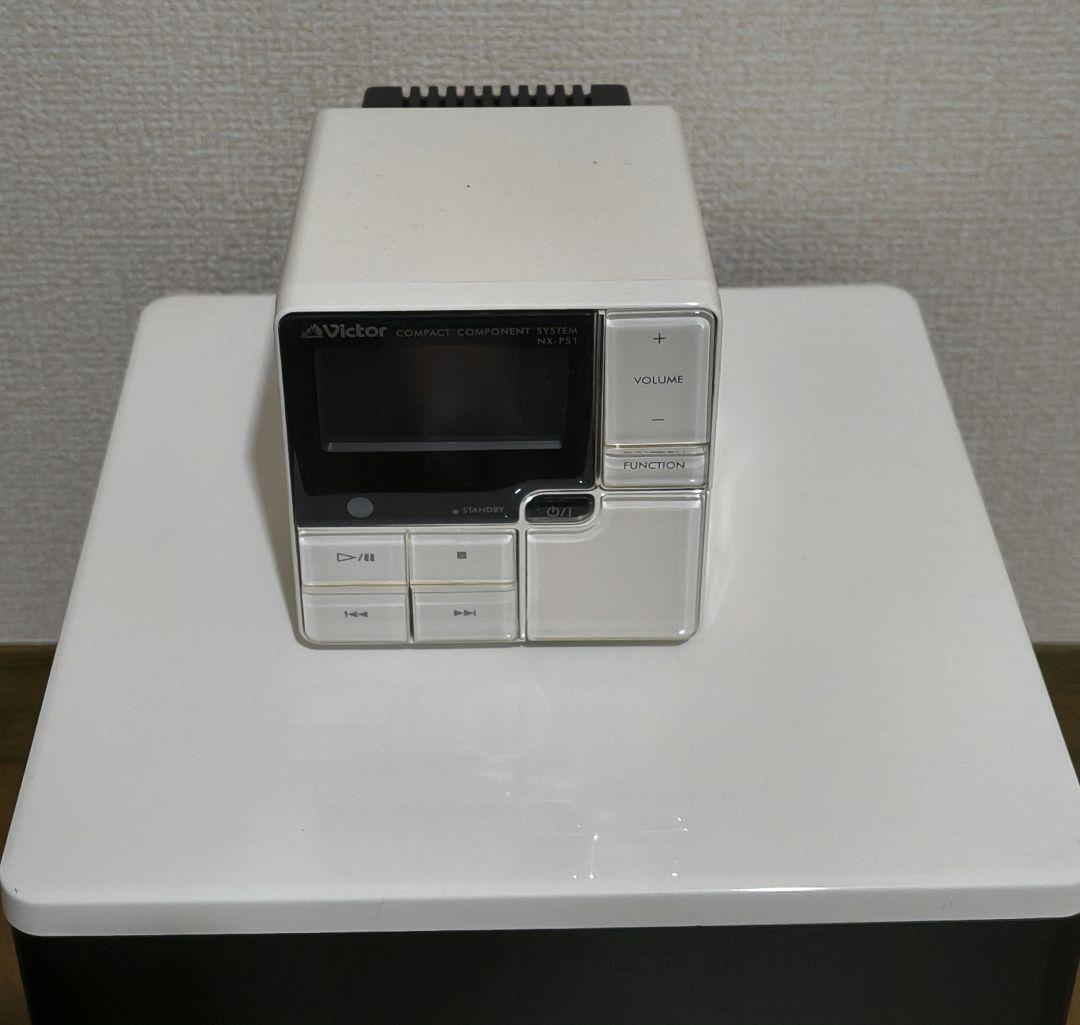ビクター コンパクトコンポ ipod再生 Victor・JVC NX-PS1-W
