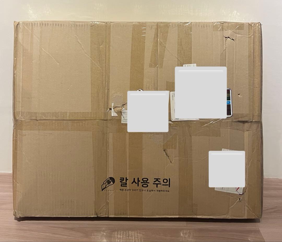 【韓国家具】 半楕円 ダイニングテーブル ホワイト