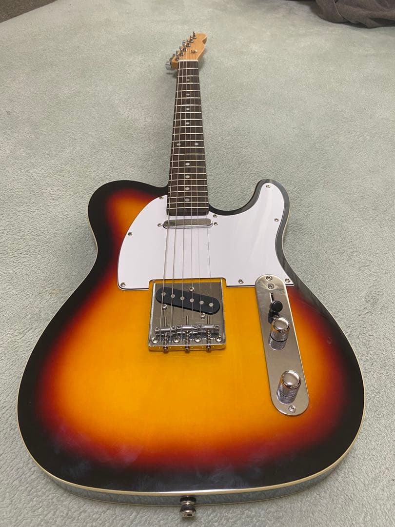 テレキャスター サンバーストバインディング加工