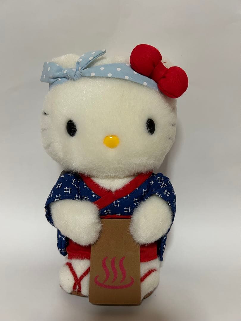 激レア・タグ付き】ハローキティ 上州温泉バージョン 2002年 ぬいぐるみ