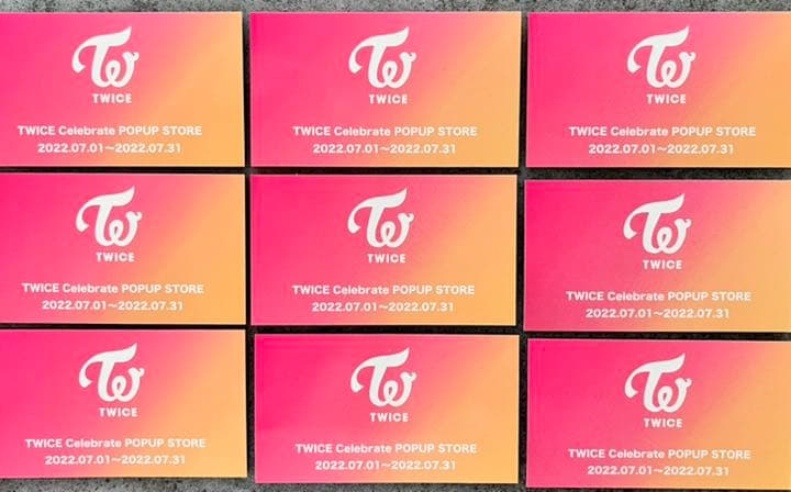 TWICE 特典 メッセージカード コンプ Celebrate 東京ドーム - メルカリ