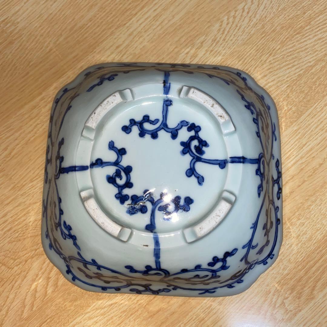 角鉢 タコ尽くし 江戸期 完品 卸売 通販