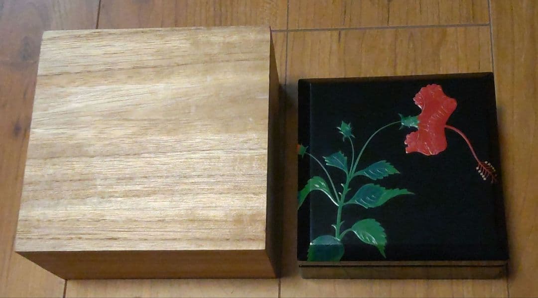 琉球漆器 小物収納箱 琉球塗