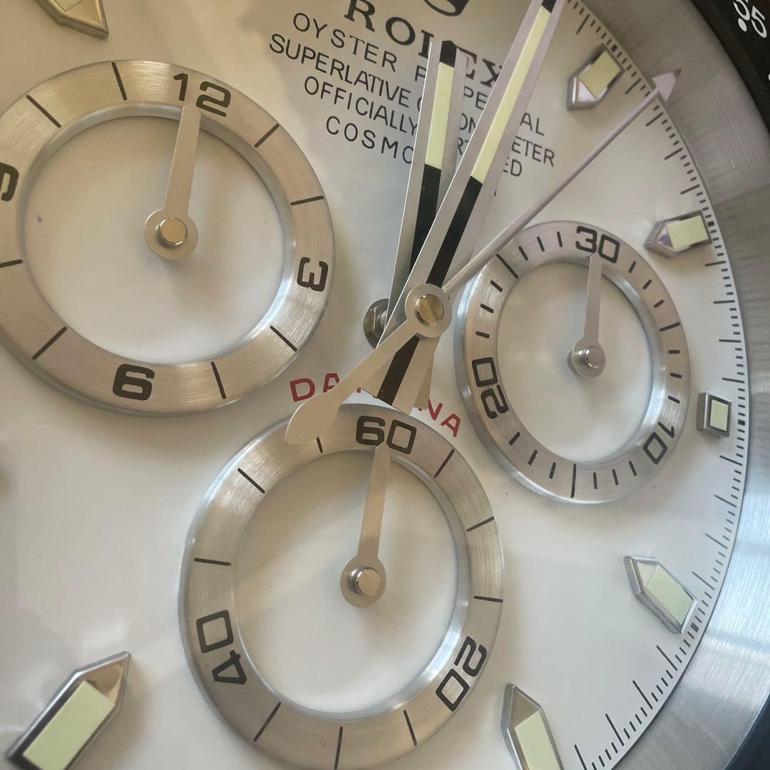 ROLEX DAYTONA ロレックス デイトナ WH×BK 大型壁掛け時計
