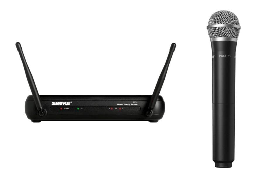 SHURE ワイヤレスマイクシステム SVX24/PG58 動作確認済み