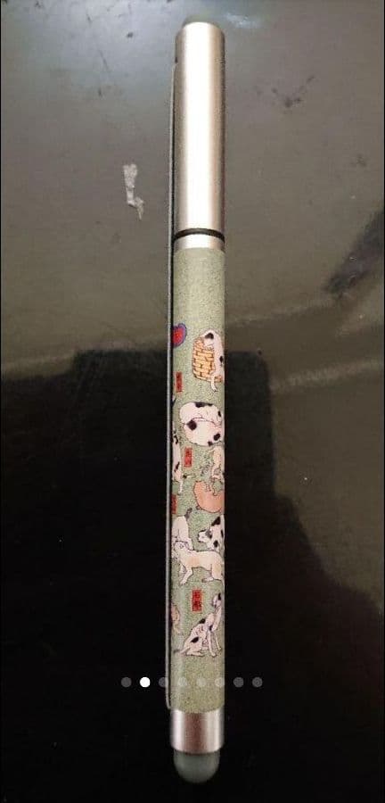 【試作品？】美術展グッズタッチペン単品☆歌川国芳《其のまま地口・猫飼好五十三疋》