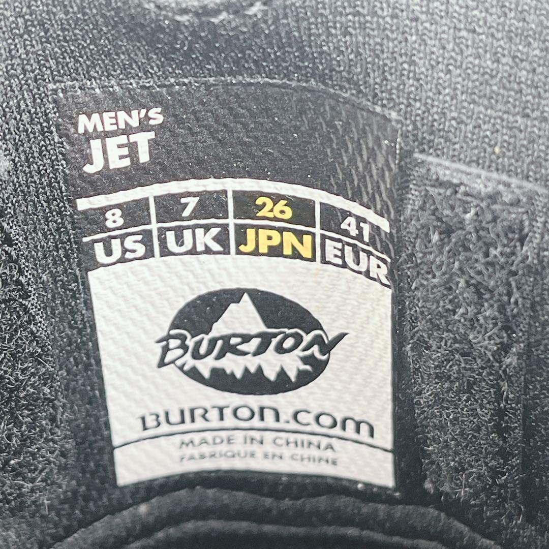 【美品】BURTON JET スノーボードブーツ　26cm バートン