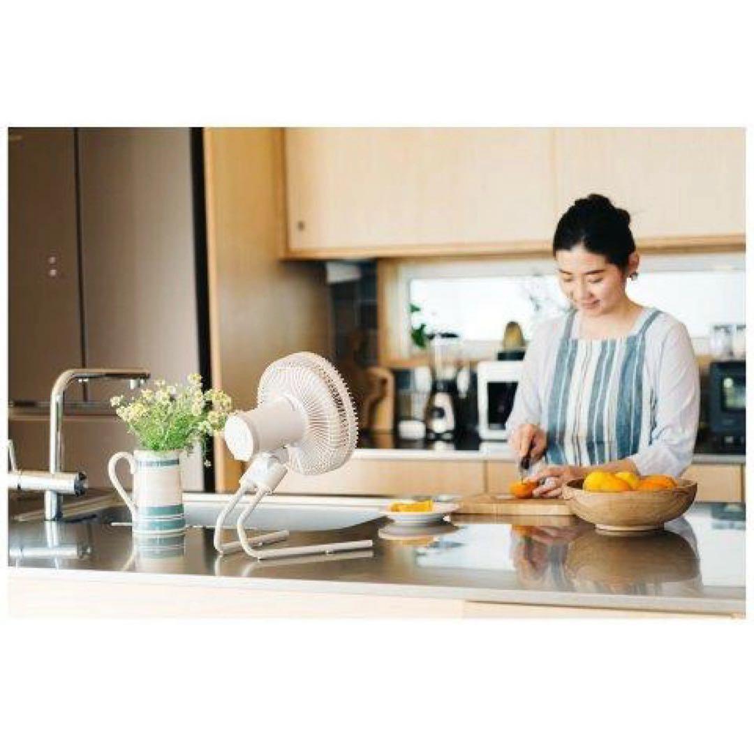 【美品】シロカ ポータブルコードレス扇風機 SF-PC171C [リモコン付き]