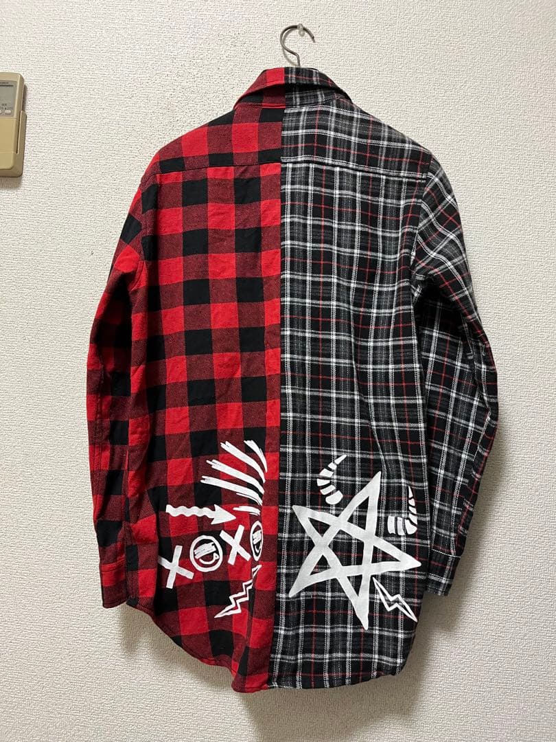 MUSIC BEEAST LiSA公式 LiTTLE DEVIL PARADE ドッキングネルシャツ /F