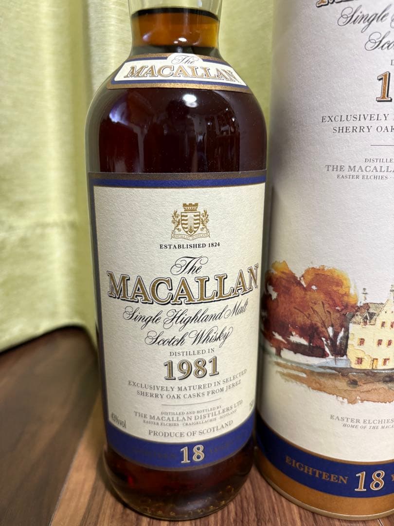 未開封箱付き『マッカラン18年1981』 ザ マッカラン 12年 1000ml