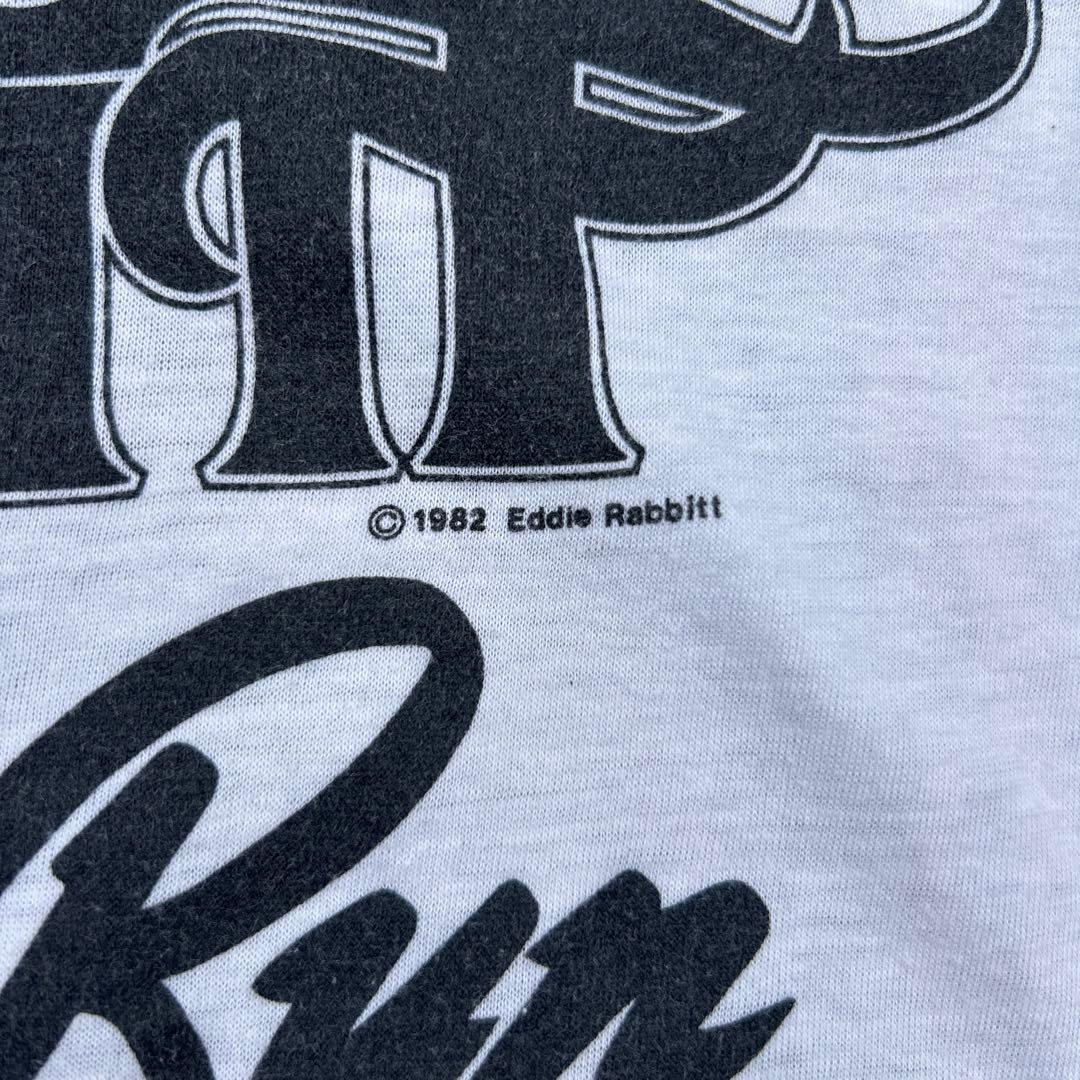 80s USA製 EDDIE RABBITT Tシャツ バンT コピーライトの通販はau PAY