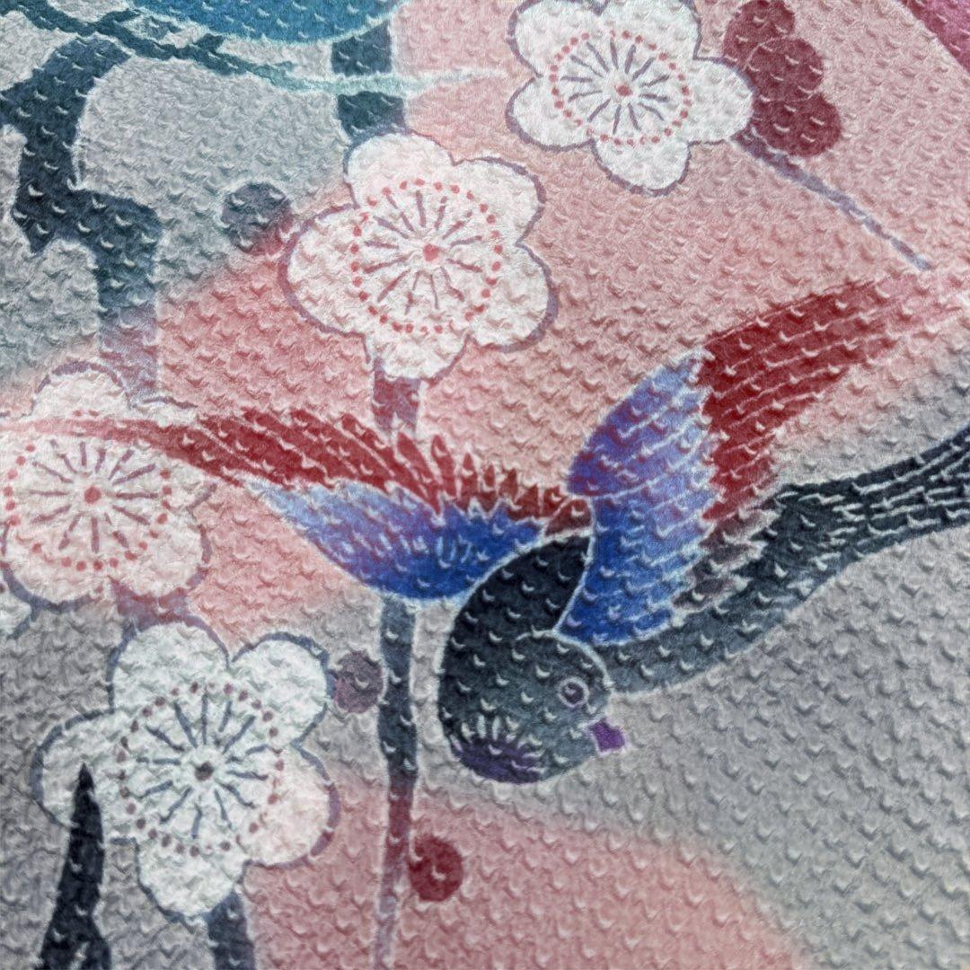 藤娘きぬたや ピンク系 牡丹松鶴 総絞り振袖