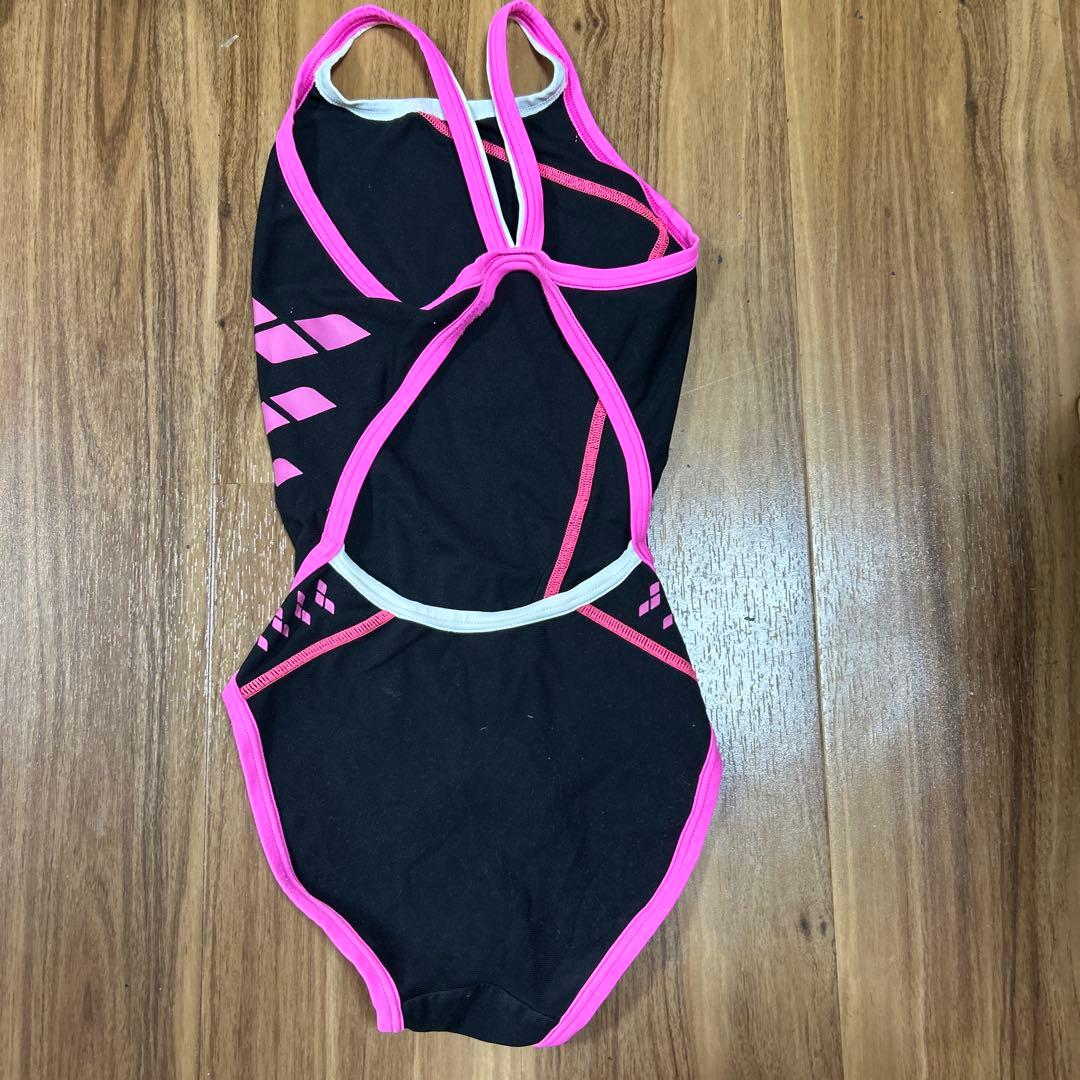 arena 水着 クロスバック 100cm 黒/ピンク アリーナ(ARENA)女性用 競泳