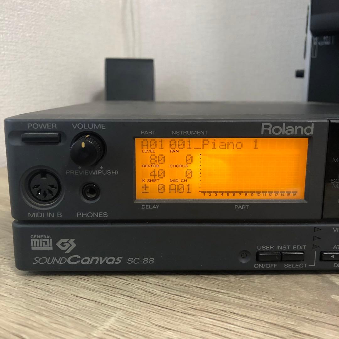 Roland SC-88 音源モジュール 名機DTM 定番 動作確認済み レア - メルカリ