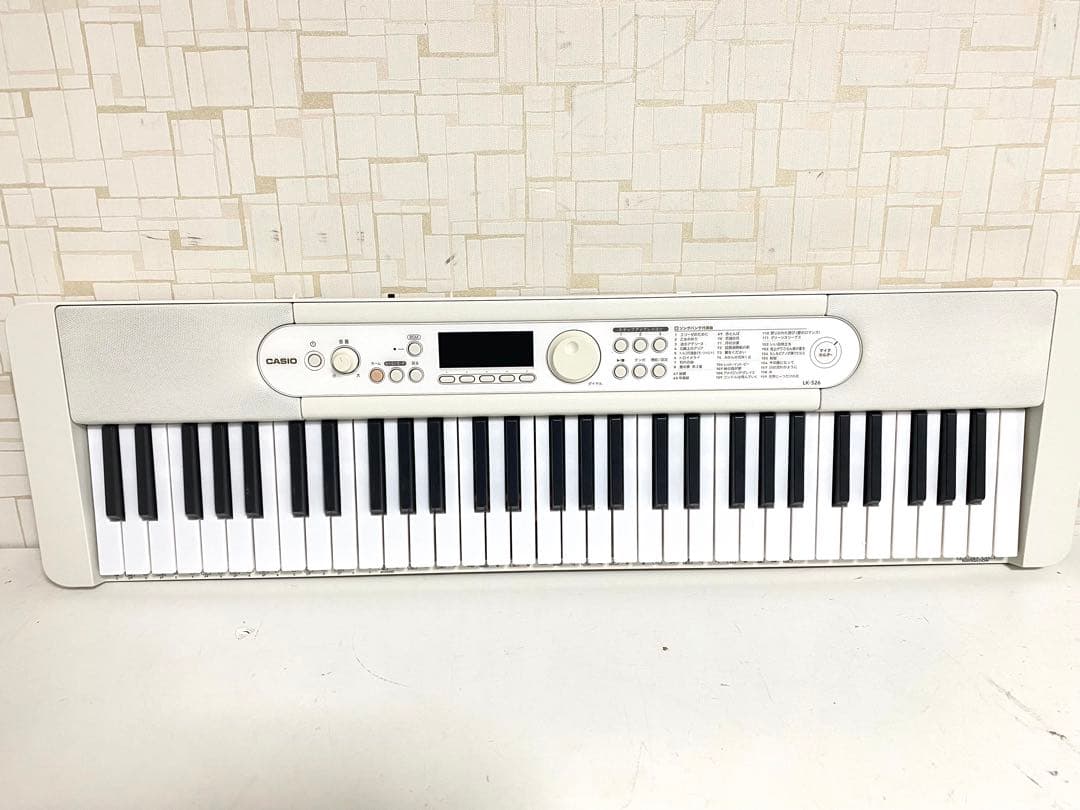 CASIO カシオ 光ナビゲーション キーボード LK-526 - メルカリ