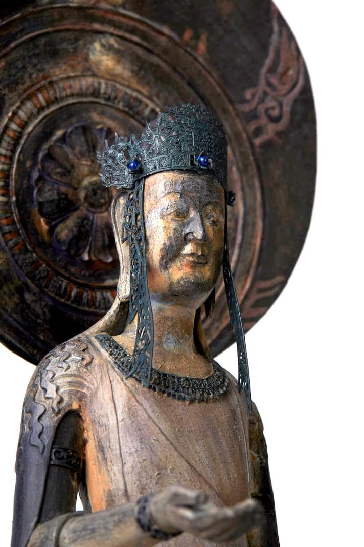 ☆新品同様☆イスム スタンダード 百済観音 仏像 ポリストーン☆T11