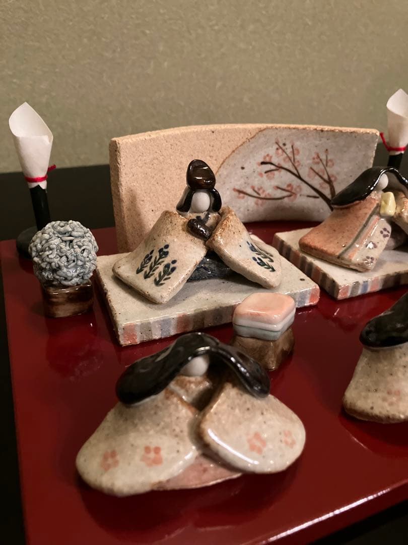 雛人形、たち吉、陶器、新品未使用