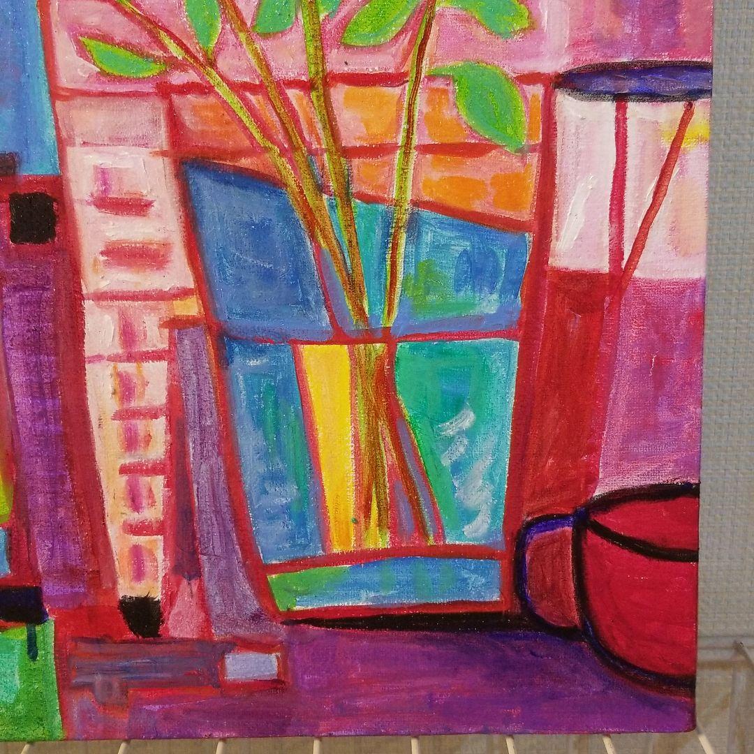 油絵 にゃんこ様専用 にぎやかなテーブル