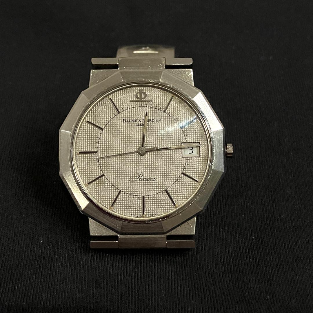 【稼働品】ボーム＆メルシエ リビエラ クォーツ 12角形 メンズ