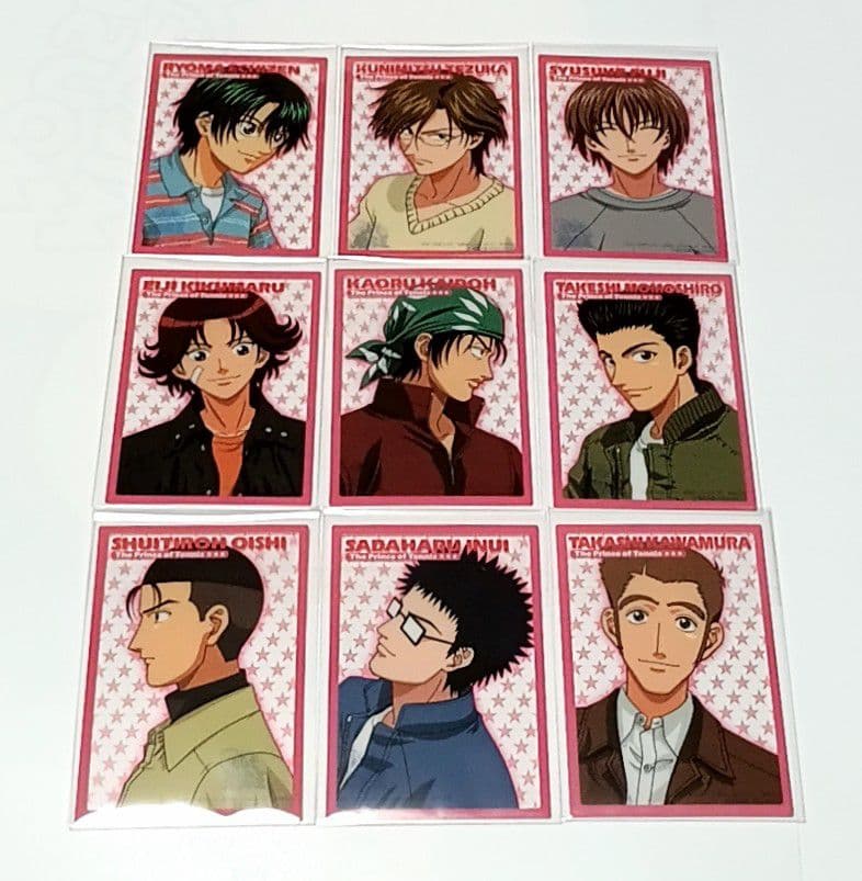 ⑫テニスの王子様 シャイニングクリアカード 青学 私服 9枚セット