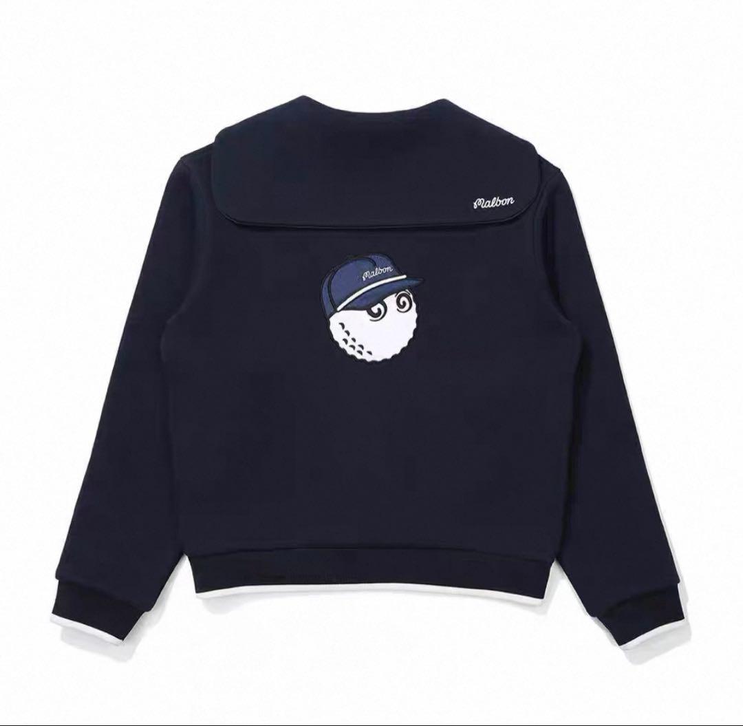 S　ネイビー　マルボンゴルフ MALBON GOLF ウエア
